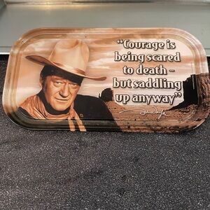John Wayne “Courage” Mini Tin Sign with Magnet